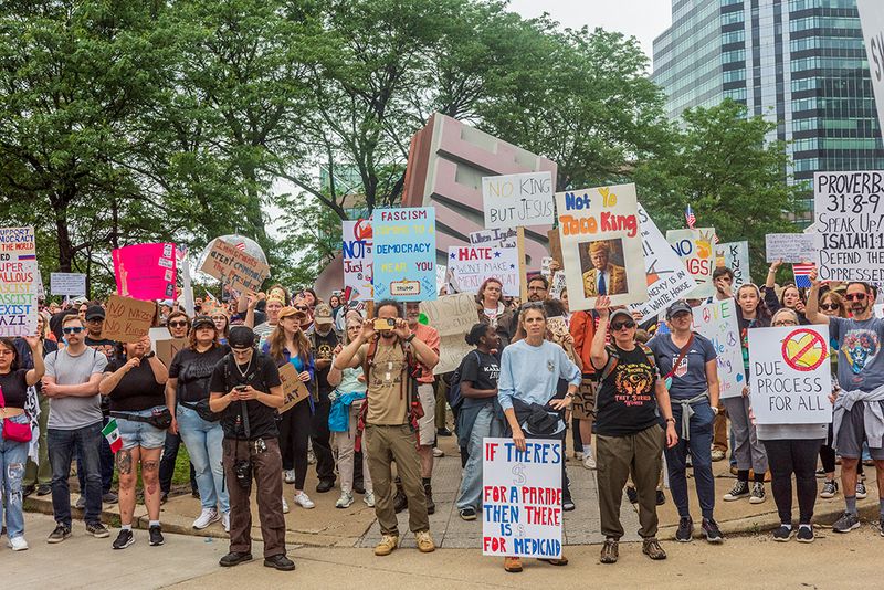NO KINGS Protest @ Cleveland Ohio