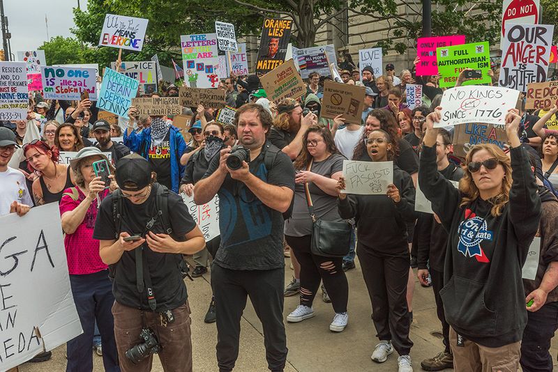 NO KINGS Protest @ Cleveland Ohio