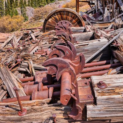 Stamp mill remains