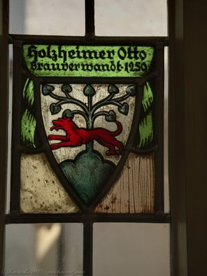 Heraldry in stained glass