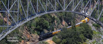 Union Pacific Big Boy 4014. Pulga, Ca.