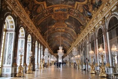 Chateau de Versailles. La galerie des Glaces