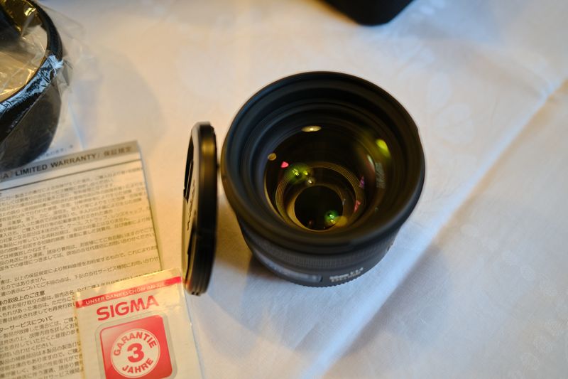 Camera, lenses and other stuff from Sigma Photo, which I'm about to sell
