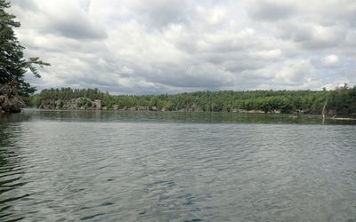 Looking back at our lunch stop