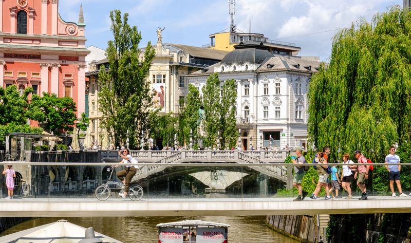 un pont à Ljubljana
