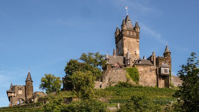 along the Rhine river.