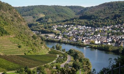 along the Rhine river.