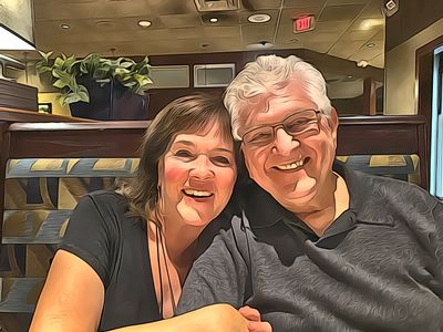 Stevie and Steve Soodul @ Red Lobster in Lawrenceville, NJ