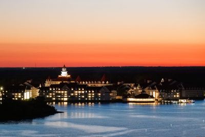 After sunset over Grand Floridian