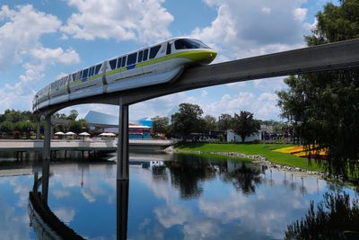 Monorail over Epcot