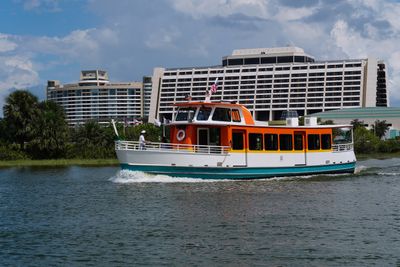 Boat passing Contemporary Resort