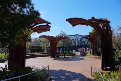 Epcot's new central hub area