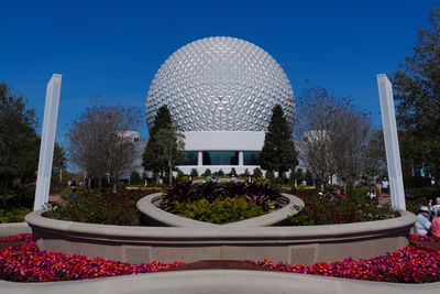 Epcot's new central hub area