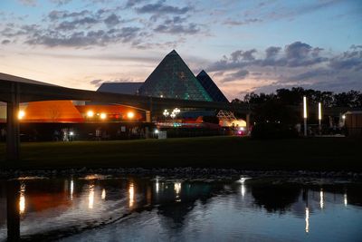 Journey Into Imagination at dusk