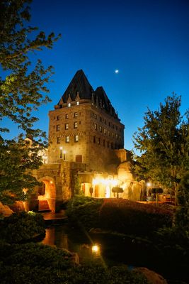 Canada pavilion at blue hour