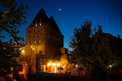 Canada pavilion at blue hour