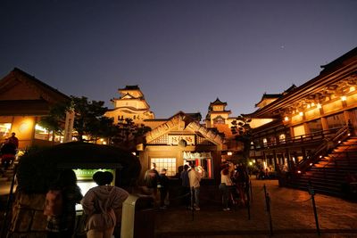 Japan pavilion at night