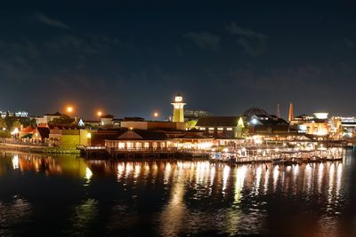 Disney Springs at night