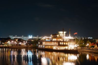 Disney Springs at night