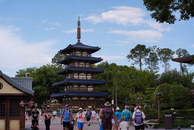 Walking around Japan pavilion