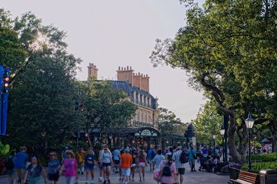Walking towards France pavilion