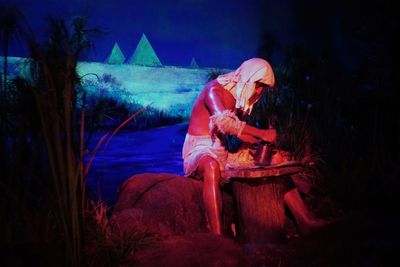 Egyptian scene - Spaceship Earth