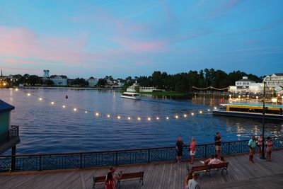 Dusk view from Boardwalk villa 2039
