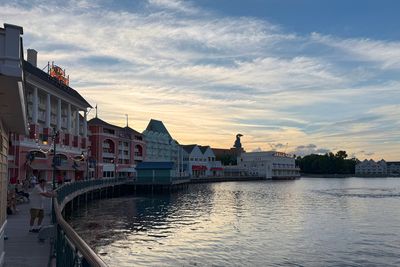 Boardwalk at sunset