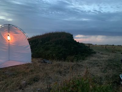 Moth Collecting Tent with a 125w Mercury Vapour Bulb