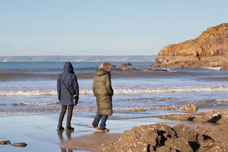 Week 01 - Crossing the beach at Hope Cove.jpg