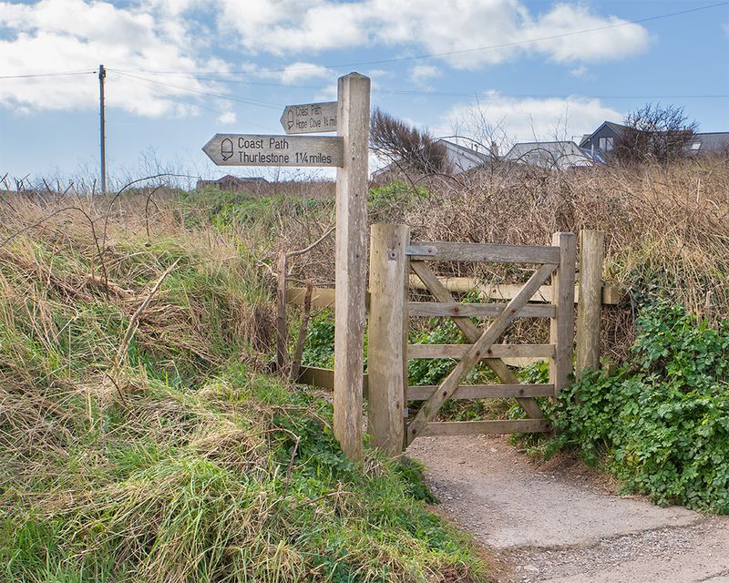 Week 10 - Cliff Path Gate near Thurlestone Sands.jpg