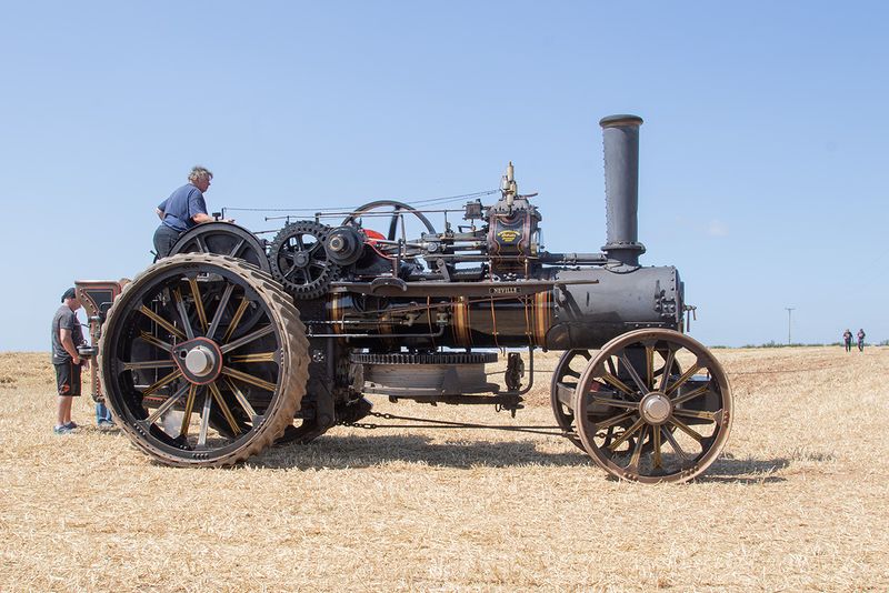 Steam Engine - wire ploughing 10-08-25.jpg