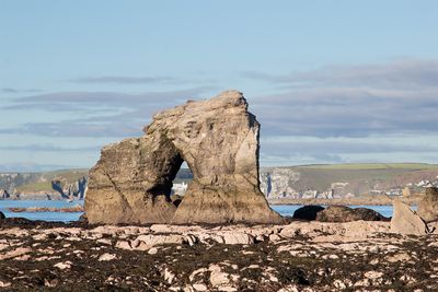 Week 50 - Thurlestone Rock at low tide.jpg