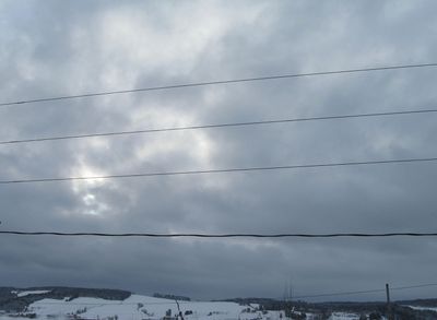 Cloudy and cold!