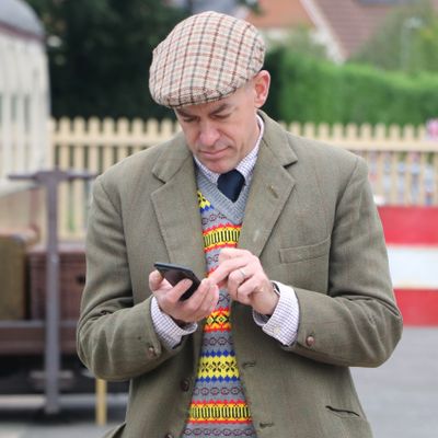 268: Tapping his phone