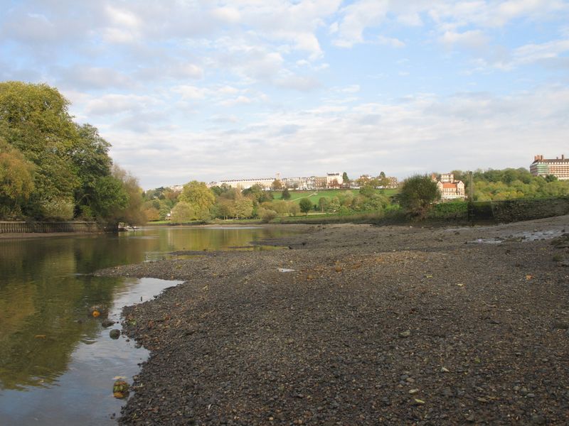 A November low tide at River Lane