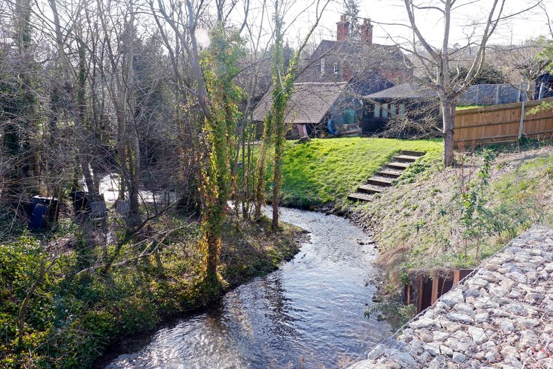 Sherbourne Pond feeds this stream
