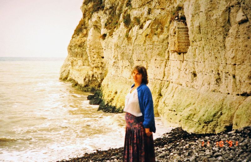 On the beach