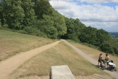 The path to the left of the viewpoint