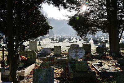 This cemetery is in use and is well looked after