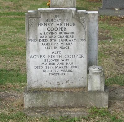 My uncle Henry and my aunt Agnes