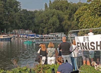 GRR, boat no 10 was first to cross the line, it will take about 2 hours for all the boats to finish.