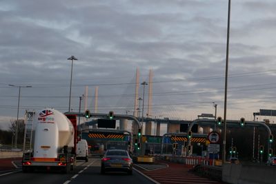 The Dartford Crossing going south
