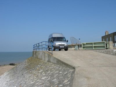 Parked on the Isle of Sheppey Sailing Club ramp