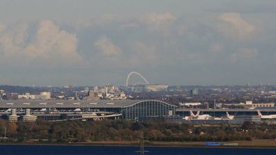 The Wembley Arch, from 14.8 miles away