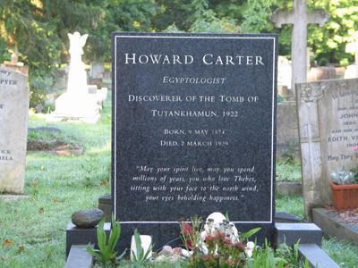  Howard Carter who found the tomb of Tutankhamun
