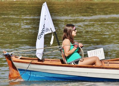 What a way to spend your day, cruising down a river, with the sun shining
