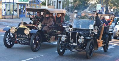 Driving up Brixton Hill