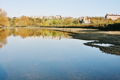 Photo taken standing in the middle of the river, during a November low tide