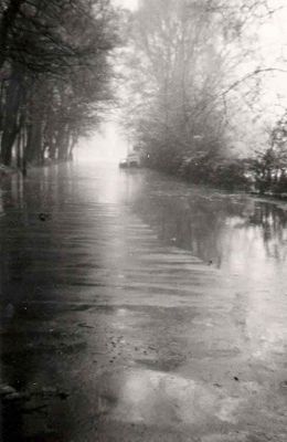 River Lane flooded at high tide in 1963